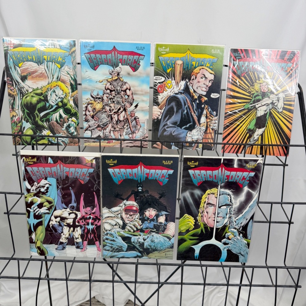 Dragonforce Aircel Comics Lot Issues 5 6 7 8 9 10 11 Dale Keown Art 1988 1989